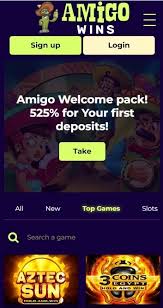 Amigo Wins Casino Registration Process 3